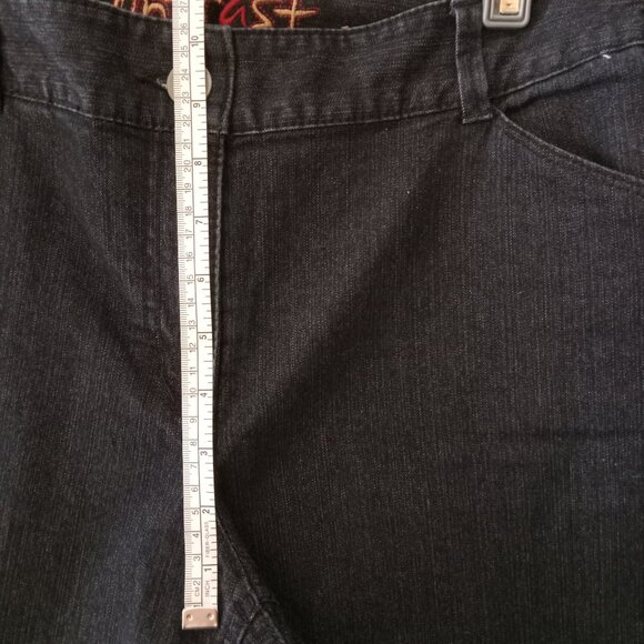 Contrast Denim Dress Pants Size 12 - Picture 3 of 4